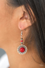 Load image into Gallery viewer, Paparazzi 🔆 Desert Bliss - Red Earrings
