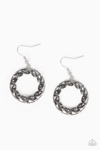 Load image into Gallery viewer, oak-sisters-jewelry-global-glow-silver-earrings-paparazzi-accessories-by-lisa