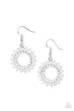 Load image into Gallery viewer, oak-sisters-jewelry-wreathed-in-radiance-white-earrings-paparazzi-accessories-by-lisa