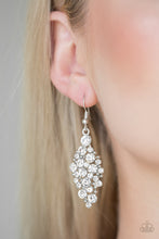 Load image into Gallery viewer, Paparazzi 🔆 Cosmically Chic - White Earrings