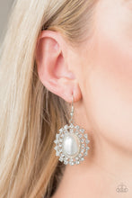 Load image into Gallery viewer, Paparazzi 🔆 Mega Movie Star - White Earrings