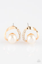 Load image into Gallery viewer, oak-sisters-jewelry-stylishly-suave-gold-post earrings-paparazzi-accessories-by-lisa