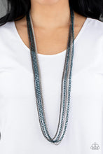 Load image into Gallery viewer, Paparazzi 🔆 Colorful Calamity - Blue Necklace