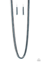 Load image into Gallery viewer, oak-sisters-jewelry-colorful-calamity-blue-3982-paparazzi-accessories-by-lisa