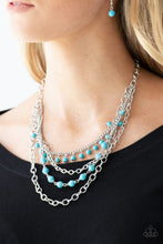 Load image into Gallery viewer, Paparazzi 🔆 Ground Forces - Blue Necklace