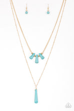Load image into Gallery viewer, oak-sisters-jewelry-basic-groundwork-blue-necklace-paparazzi-accessories-by-lisa