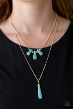 Load image into Gallery viewer, Paparazzi 🔆 Basic Groundwork - Blue Necklace