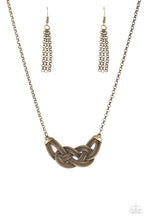 Load image into Gallery viewer, oak-sisters-jewelry-nautically-naples-brass-necklace-paparazzi-accessories-by-lisa