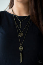 Load image into Gallery viewer, Paparazzi 🔆 Love Opens All Doors - Brass Necklace