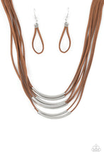 Load image into Gallery viewer, oak-sisters-jewelry-walk-the-walkabout-brown-necklace-paparazzi-accessories-by-lisa