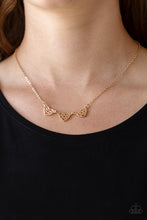 Load image into Gallery viewer, Paparazzi 🔆 Another Love Story - Gold Necklace
