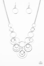 Load image into Gallery viewer, oak-sisters-jewelry-break-the-cycle-silver-necklace-paparazzi-accessories-by-lisa