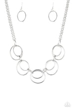Load image into Gallery viewer, oak-sisters-jewelry-urban-orbit-silver-necklace-paparazzi-accessories-by-lisa