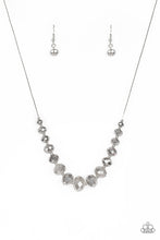 Load image into Gallery viewer, oak-sisters-jewelry-crystal-carriages-silver-necklace-paparazzi-accessories-by-lisa