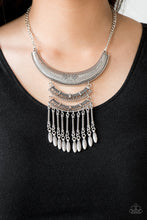 Load image into Gallery viewer, Paparazzi 🔆 Eastern Empress - Silver Necklace