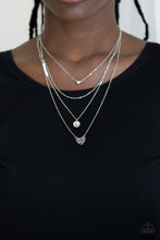 Load image into Gallery viewer, Paparazzi 🔆 Gypsy Heart - White Necklace
