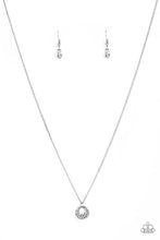 Load image into Gallery viewer, oak-sisters-jewelry-one-small-step-for-glam-white-necklace-paparazzi-accessories-by-lisa