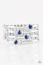 Load image into Gallery viewer, oak-sisters-jewelry-sparkle-showdown-blue-ring-paparazzi-accessories-by-lisa