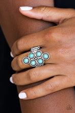 Load image into Gallery viewer, Paparazzi 🔆 River Rock Rhythm - Blue Ring