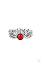 Load image into Gallery viewer, oak-sisters-jewelry-awesomely-arrow-dynamic-red-paparazzi-accessories-by-lisa