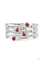 Load image into Gallery viewer, oak-sisters-jewelry-sparkle-showdown-red-paparazzi-accessories-by-lisa