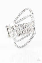 Load image into Gallery viewer, oak-sisters-jewelry-chasing-starlight-white-ring-paparazzi-accessories-by-lisa