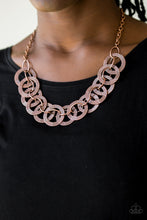 Load image into Gallery viewer, Paparazzi π The Main Contender - Copper Necklace