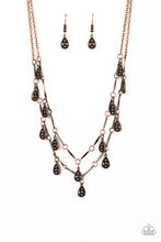 Load image into Gallery viewer, oak-sisters-jewelry-galapagos-gypsy-copper-necklace-paparazzi-accessories-by-lisa