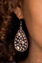 Load image into Gallery viewer, Paparazzi 🔆 GLOW With The Flow - Copper Earrings