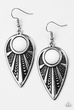 Load image into Gallery viewer, oak-sisters-jewelry-take-a-walkabout-white-earrings-paparazzi-accessories-by-lisa