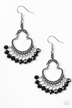 Load image into Gallery viewer, oak-sisters-jewelry-babe-alert-black-earrings-paparazzi-accessories-by-lisa