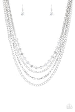 Load image into Gallery viewer, oak-sisters-jewelry-extravagant-elegance-silver-necklace-paparazzi-accessories-by-lisa