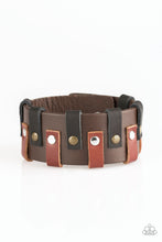 Load image into Gallery viewer, oak-sisters-jewelry-modern-musketeer-brown-bracelet-paparazzi-accessories-by-lisa