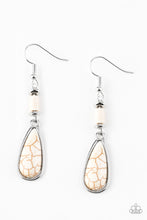 Load image into Gallery viewer, oak-sisters-jewelry-courageously-canyon-white-earrings-paparazzi-accessories-by-lisa