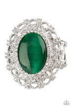 Load image into Gallery viewer, oak-sisters-jewelry-baroque-the-spell-green-ring-paparazzi-accessories-by-lisa