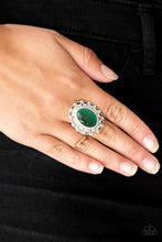 Load image into Gallery viewer, Paparazzi 🔆 BAROQUE The Spell - Green Ring