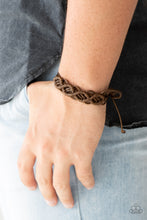 Load image into Gallery viewer, Paparazzi 🔆 Boondocks and Bonfires - Brown Bracelet