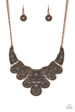 Load image into Gallery viewer, oak-sisters-jewelry-mess-with-the-bull-copper-necklace-paparazzi-accessories-by-lisa