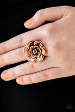 Load image into Gallery viewer, Paparazzi 🔆 FLOWERBED and Breakfast - Copper Ring