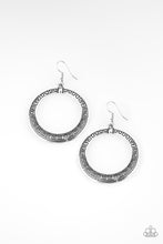 Load image into Gallery viewer, oak-sisters-jewelry-mayan-mantra-silver-earrings-paparazzi-accessories-by-lisa