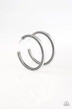 Load image into Gallery viewer, oak-sisters-jewelry-this-is-my-tribe-silver-earrings-paparazzi-accessories-by-lisa