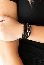 Load image into Gallery viewer, Paparazzi 🔆 Back To BACKPACKER - Black Bracelet