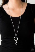 Load image into Gallery viewer, Paparazzi 🔆 Straight To The Top - White Lanyard Lanyard