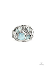 Load image into Gallery viewer, oak-sisters-jewelry-flutter-me-up-blue-ring-paparazzi-accessories-by-lisa