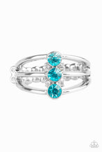 Load image into Gallery viewer, oak-sisters-jewelry-triple-crown-winner-blue-ring-paparazzi-accessories-by-lisa