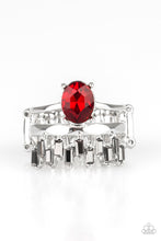 Load image into Gallery viewer, oak-sisters-jewelry-crowned-victor-red-paparazzi-accessories-by-lisa