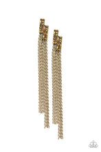 Load image into Gallery viewer, oak-sisters-jewelry-radio-waves-brass-post earrings-paparazzi-accessories-by-lisa