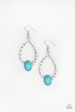 Load image into Gallery viewer, oak-sisters-jewelry-pony-up-blue-earrings-paparazzi-accessories-by-lisa