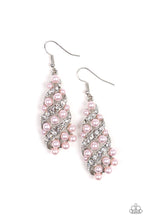 Load image into Gallery viewer, oak-sisters-jewelry-ballroom-waltz-pink-earrings-paparazzi-accessories-by-lisa