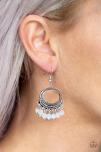 Load image into Gallery viewer, Paparazzi 🔆 Happy Days - White Earrings